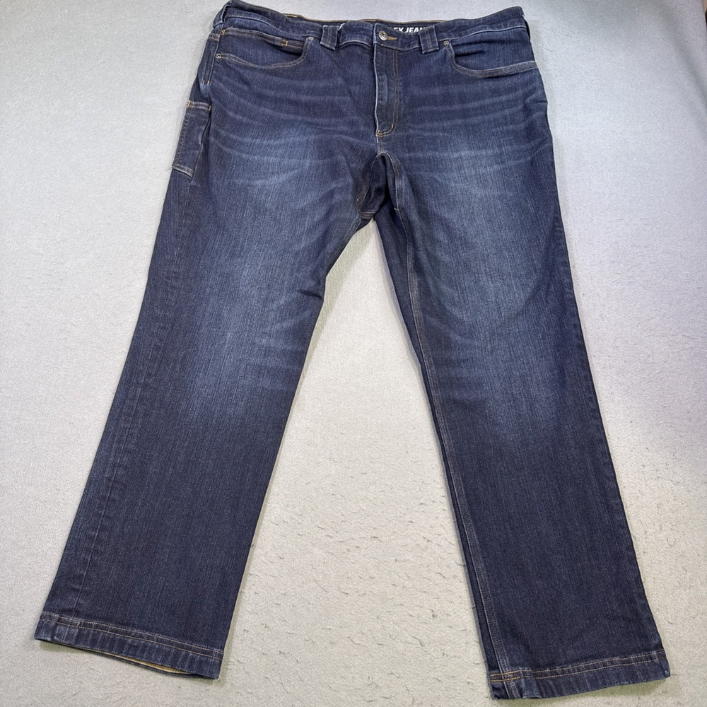 Duluth Trading Ballroom Double Flex Jeans Mens 40x30 Standard Fit Blue